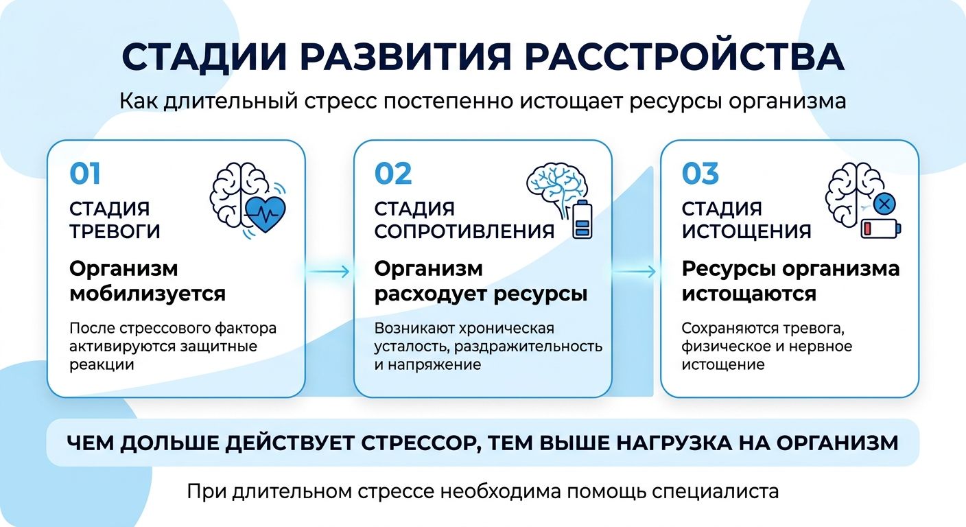 Лечение стресса в Камышине инфографика